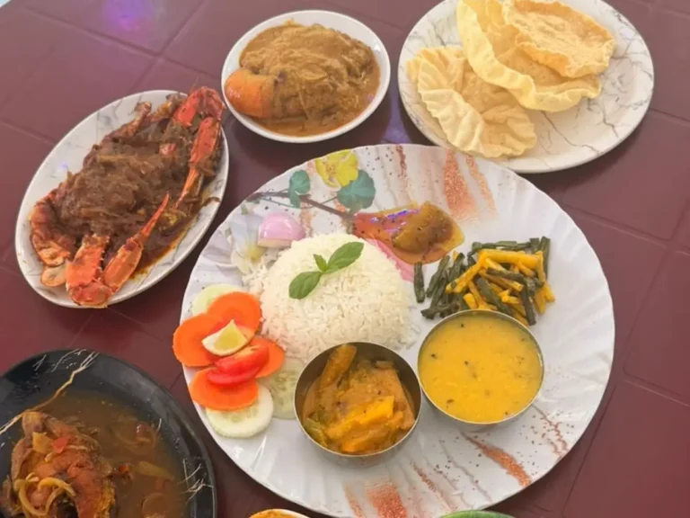 Odia and Bengali meal at Guest & Rest, Bagda Sea Beach
