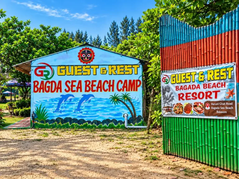 Entrance gate of Guest & Rest, Bagda Sea Beach, Baleshwar, Odisha