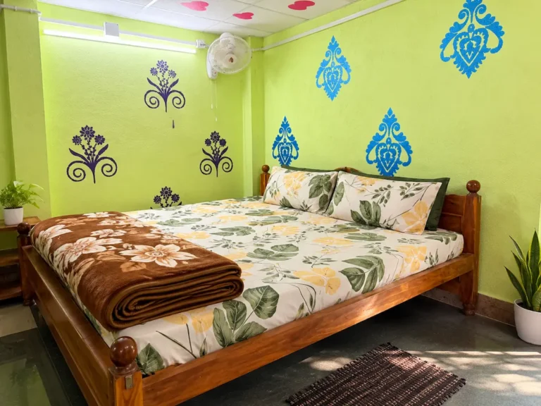 Double bed room at Guest & Rest, Bagda Sea Beach
