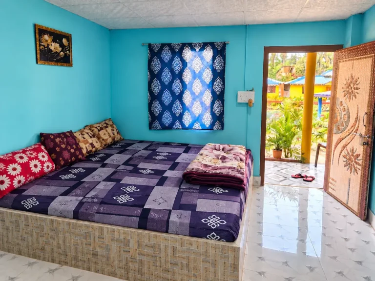 Non-AC room at Blue Eyes Eco Resort, Bagda Beach